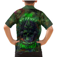 You My Friend Should Have Been Swallowed Family Matching Mermaid Dress and Hawaiian Shirt - Wonder Print Shop