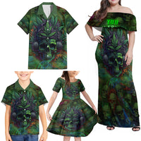 You My Friend Should Have Been Swallowed Family Matching Off Shoulder Maxi Dress and Hawaiian Shirt - Wonder Print Shop