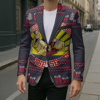 Jesus Is The Reason For The Season Christmas Blazer Funny Xmas Holiday Patterns - Wonder Print Shop