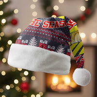 Jesus Is The Reason For The Season Christmas Santa Hat Funny Xmas Holiday Patterns - Wonder Print Shop