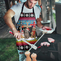 Jesus Is The Reason For The Season Christmas Apron Funny Xmas Holiday Patterns - Wonder Print Shop