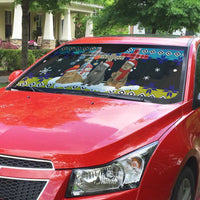 Jesus Is The Reason For The Season Christmas Auto Sun Shade Funny Xmas Holiday Patterns - Wonder Print Shop