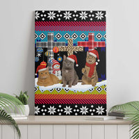 Jesus Is The Reason For The Season Christmas Canvas Wall Art Funny Xmas Holiday Patterns - Wonder Print Shop