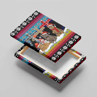 Jesus Is The Reason For The Season Christmas Canvas Wall Art Funny Xmas Holiday Patterns - Wonder Print Shop