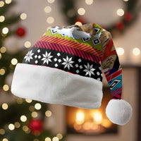 Jesus Is The Reason For The Season Christmas Santa Hat Funny Xmas Holiday Patterns - Wonder Print Shop