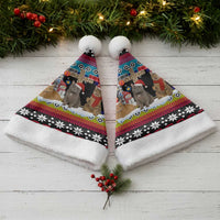 Jesus Is The Reason For The Season Christmas Santa Hat Funny Xmas Holiday Patterns - Wonder Print Shop