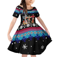 Jesus Is The Reason For The Season Christmas Family Matching Off Shoulder Short Dress and Hawaiian Shirt Funny Xmas Holiday Patterns - Wonder Print Shop