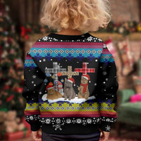 Jesus Is The Reason For The Season Christmas Kid Ugly Christmas Sweater Funny Xmas Holiday Patterns - Wonder Print Shop