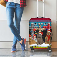 Jesus Is The Reason For The Season Christmas Luggage Cover Funny Xmas Holiday Patterns - Wonder Print Shop