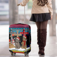 Jesus Is The Reason For The Season Christmas Luggage Cover Funny Xmas Holiday Patterns - Wonder Print Shop