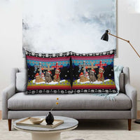 Jesus Is The Reason For The Season Christmas Pillow Cover Funny Xmas Holiday Patterns - Wonder Print Shop