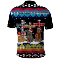 Jesus Is The Reason For The Season Christmas Polo Shirt Funny Xmas Holiday Patterns - Wonder Print Shop