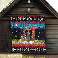 Jesus Is The Reason For The Season Christmas Quilt Funny Xmas Holiday Patterns - Wonder Print Shop