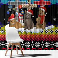 Jesus Is The Reason For The Season Christmas Window Curtain Funny Xmas Holiday Patterns - Wonder Print Shop