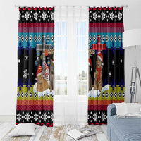 Jesus Is The Reason For The Season Christmas Window Curtain Funny Xmas Holiday Patterns - Wonder Print Shop