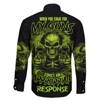 When You Come For My G Family Matching Off Shoulder Long Sleeve Dress and Hawaiian Shirt - Wonder Print Shop