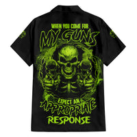 When You Come For My G Family Matching Off Shoulder Short Dress and Hawaiian Shirt - Wonder Print Shop