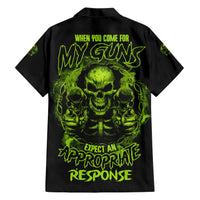 When You Come For My G Family Matching Short Sleeve Bodycon Dress and Hawaiian Shirt - Wonder Print Shop