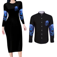 I'll Put You In The Trunk Couples Matching Long Sleeve Bodycon Dress and Long Sleeve Button Shirt - Wonder Print Shop