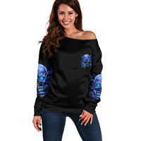 I'll Put You In The Trunk Off Shoulder Sweater - Wonder Print Shop