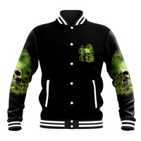 My Give A F Skull Is Broken Baseball Jacket - Wonder Print Shop