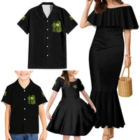 My Give A F Skull Is Broken Family Matching Mermaid Dress and Hawaiian Shirt - Wonder Print Shop