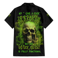 My Give A F Skull Is Broken Family Matching Mermaid Dress and Hawaiian Shirt - Wonder Print Shop