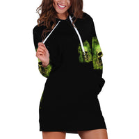 My Give A F Skull Is Broken Hoodie Dress - Wonder Print Shop