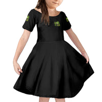 My Give A F Skull Is Broken Kid Short Sleeve Dress - Wonder Print Shop
