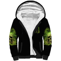 My Give A F Skull Is Broken Sherpa Hoodie - Wonder Print Shop