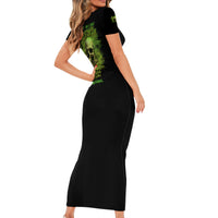 My Give A F Skull Is Broken Short Sleeve Bodycon Dress - Wonder Print Shop