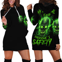 My Alone Time Is For Everyone's Safety Hoodie Dress - Wonder Print Shop