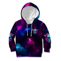 Karma Fairy Skull Galaxy Kid Hoodie - Wonder Print Shop