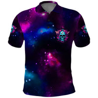 Karma Fairy Skull Galaxy Polo Shirt - Wonder Print Shop