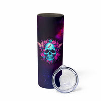 Karma Fairy Skull Galaxy Skinny Tumbler - Wonder Print Shop