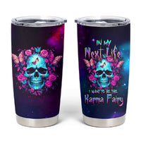 Karma Fairy Skull Galaxy Tumbler Cup - Wonder Print Shop