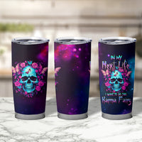 Karma Fairy Skull Galaxy Tumbler Cup - Wonder Print Shop