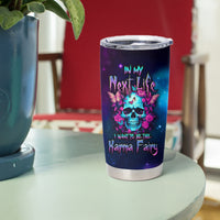 Karma Fairy Skull Galaxy Tumbler Cup - Wonder Print Shop