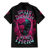 Hello Darkness My Old Friend Family Matching Mermaid Dress and Hawaiian Shirt - Wonder Print Shop