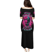Hello Darkness My Old Friend Family Matching Puletasi Dress and Hawaiian Shirt - Wonder Print Shop