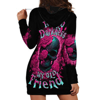 Hello Darkness My Old Friend Hoodie Dress - Wonder Print Shop