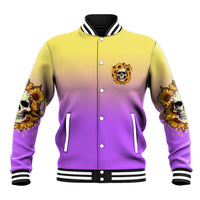 I'm Blunt Because God Rolled Me Sunflower Baseball Jacket - Wonder Print Shop