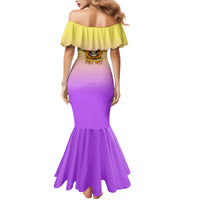 I'm Blunt Because God Rolled Me Sunflower Family Matching Mermaid Dress and Hawaiian Shirt - Wonder Print Shop