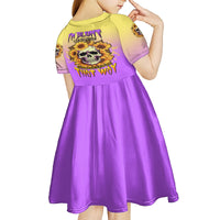 I'm Blunt Because God Rolled Me Sunflower Kid Short Sleeve Dress - Wonder Print Shop