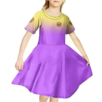 I'm Blunt Because God Rolled Me Sunflower Kid Short Sleeve Dress - Wonder Print Shop