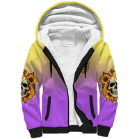 I'm Blunt Because God Rolled Me Sunflower Sherpa Hoodie - Wonder Print Shop