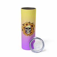 I'm Blunt Because God Rolled Me Sunflower Skinny Tumbler - Wonder Print Shop