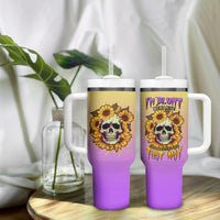 I'm Blunt Because God Rolled Me Sunflower Tumbler With Handle - Wonder Print Shop