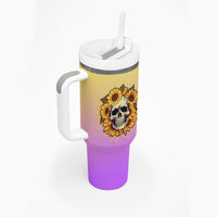 I'm Blunt Because God Rolled Me Sunflower Tumbler With Handle - Wonder Print Shop