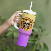 I'm Blunt Because God Rolled Me Sunflower Tumbler With Handle - Wonder Print Shop